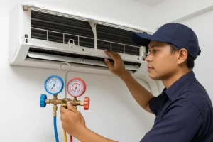 aircond coolant gas top-up